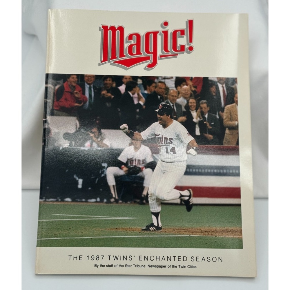 Magic! The 1987 Twins' Enchanted Season Paperback - Very Good Condition!